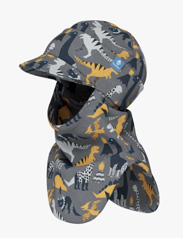 Peaked Spring-Fall Balaclava For Kids BENT – Dinosaurs