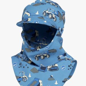Peaked Spring-Fall Balaclava For Kids BENT - Roadbuild Day