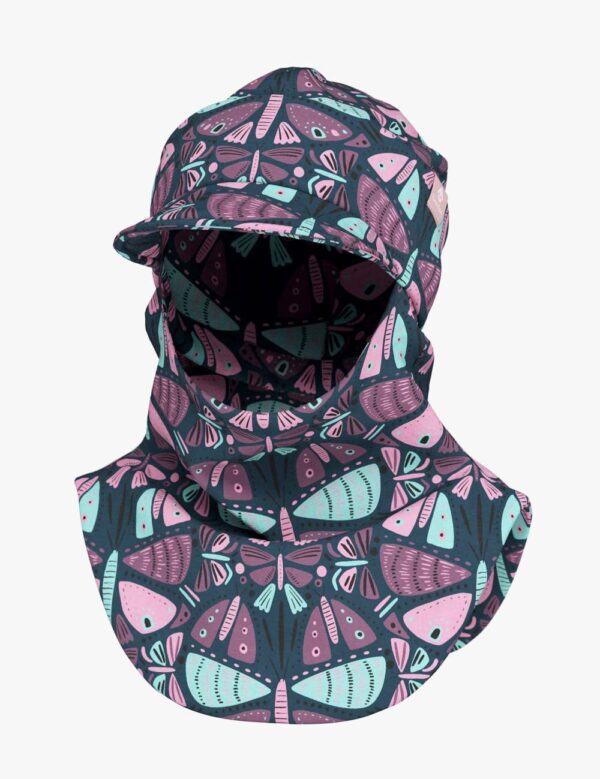 Peaked Spring-Fall Balaclava For Kids BENT – Butterlies