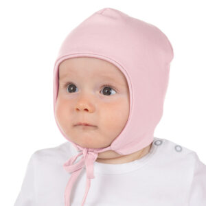 Pink Cotton Baby Hat