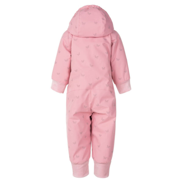 Pink Reflective Merino Wool-Lined Spring/Autumn Jumpsuit