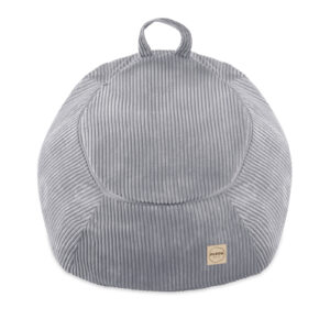 Corduroy Toy Storage Bag & Pouffe Cover – Grey