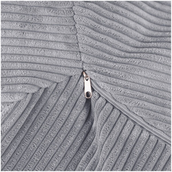 Corduroy Toy Storage Bag & Pouffe Cover – Grey