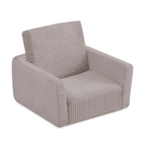 CUBIE Mini 2-in-1 Corduroy Kids’ Armchair – Beige