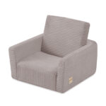 CUBIE Mini 2-in-1 Corduroy Kids’ Armchair – Beige