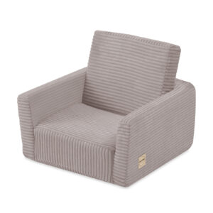 CUBIE Mini 2-in-1 Corduroy Kids’ Armchair – Beige