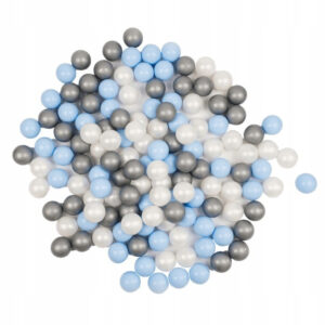 Round Corduroy Ball Pool 90 × 30 cm – Light Grey, 200 Balls