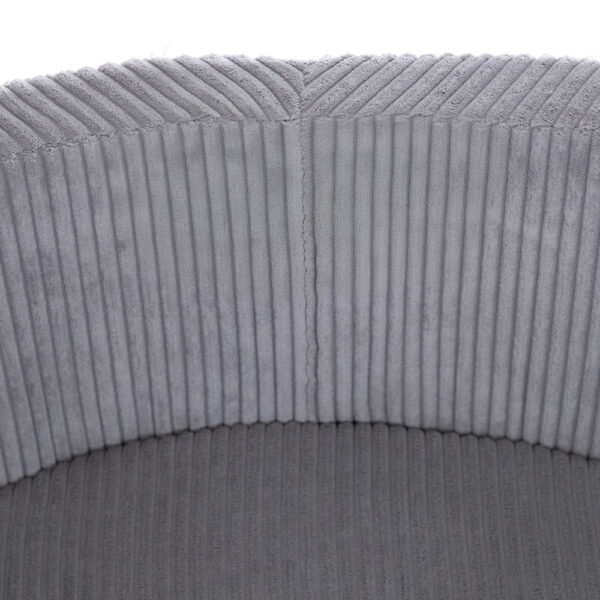 Round Corduroy Ball Pool 90 × 30 cm – Light Grey, 200 Balls