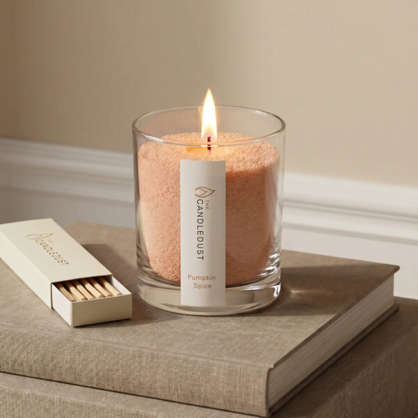 Pumpkin Spice Scented Candle in Glass, 160g