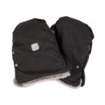 Reflective Stroller Mittens – Black