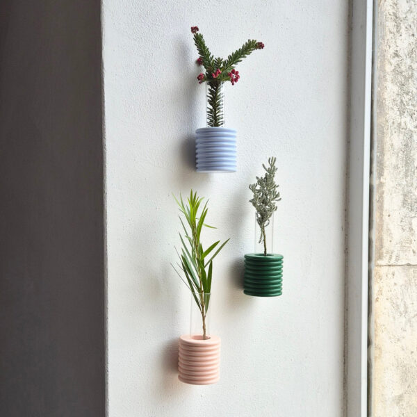 Ribble Wall Vase – Green