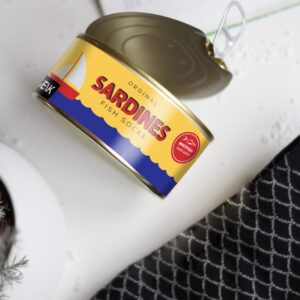Sardines socks (size 40-46)