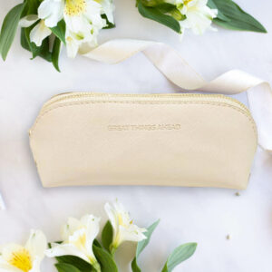 Pencil Case Great Things Ahead - Beige