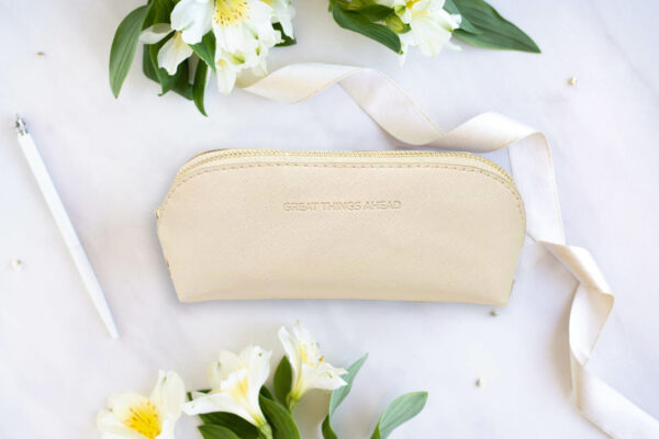 Pencil Case Great Things Ahead – Beige