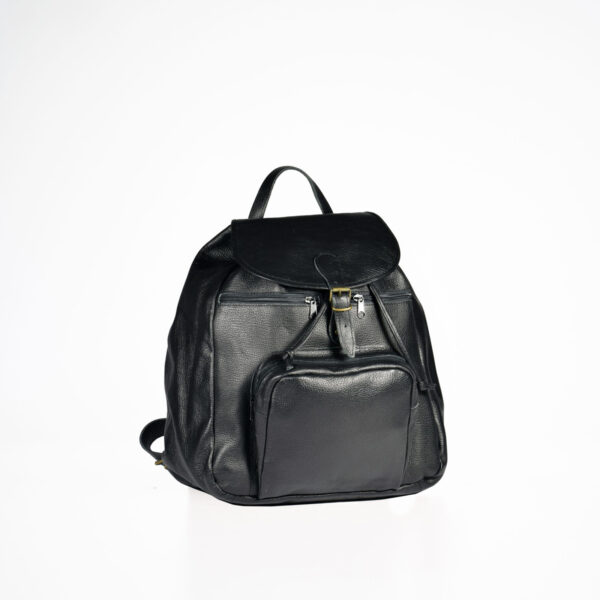 Handmade Leather Backpack 95-38 – Black