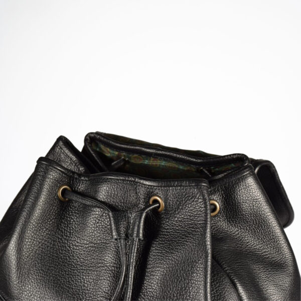 Handmade Leather Backpack 95-38 – Black