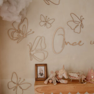 Set of 6 Wooden Butterflies – Wall Decoration
