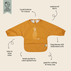 Waterproof Long Sleeve Bib – Mr. Fox