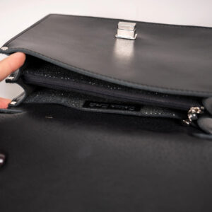 Small Briefcase Handbag – Black