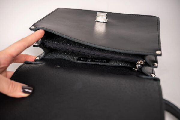Small Briefcase Handbag – Black