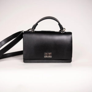 Small Briefcase Handbag – Black