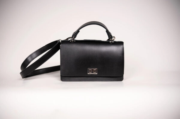 Small Briefcase Handbag – Black
