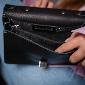 Small Briefcase Handbag – Black