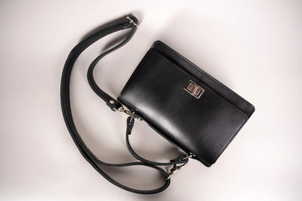 Small Briefcase Handbag – Black