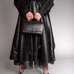 Small Briefcase Handbag – Black