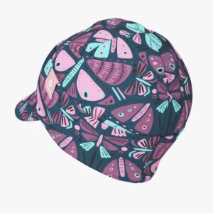 Spring-Fall Cap for Kids BO – Butterflies