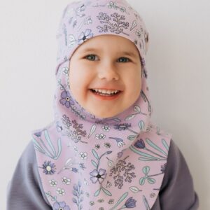Spring-Fall Kids Balaclava BREDEN - Sunny Petals