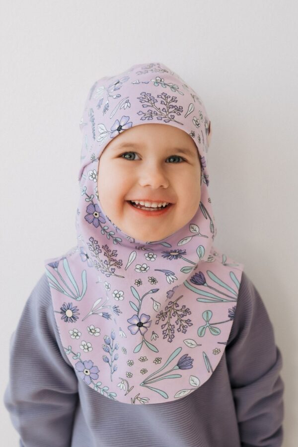 Spring-Fall Kids Balaclava BREDEN – Sunny Petals