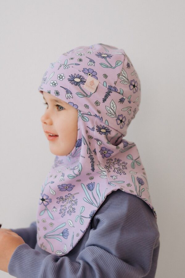 Spring-Fall Kids Balaclava BREDEN – Sunny Petals
