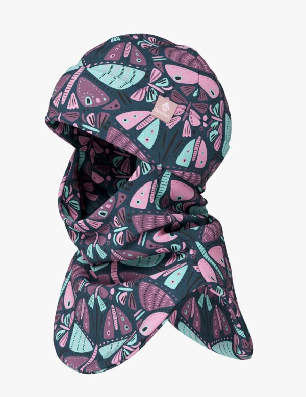 Spring-Fall Kids Balaclava BREDEN – Butterflies