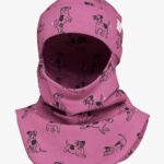 Spring-Fall Kids Balaclava BREDEN - Pink Dogs