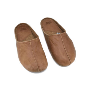 Sulbi Recycled Leather Slippers – Brown