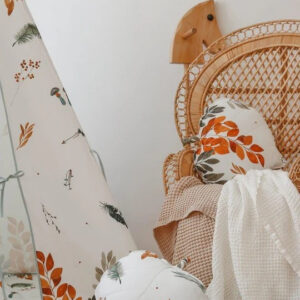 Cotton Teepee Tent – Forest Friends, 170 cm