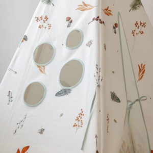Cotton Teepee Tent – Forest Friends, 170 cm