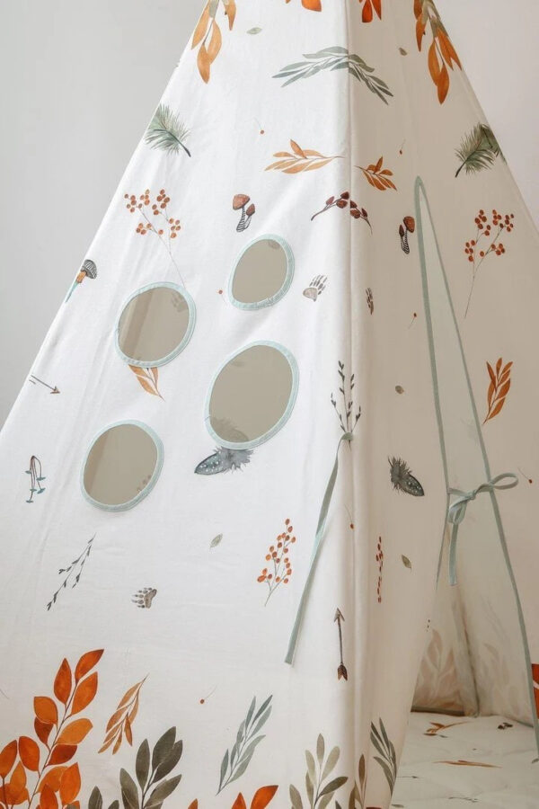 Cotton Teepee Tent – Forest Friends, 170 cm