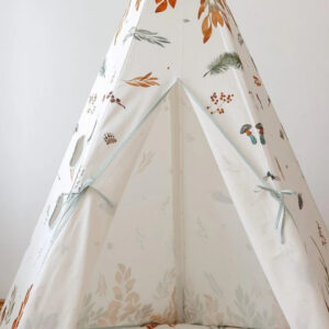 Cotton Teepee Tent – Forest Friends, 170 cm