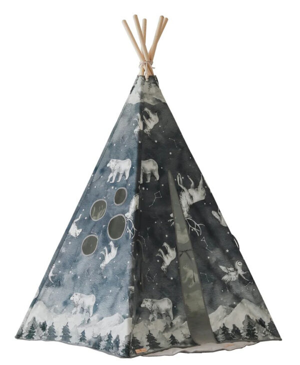 Cotton Teepee Tent – Night Sky, 170 cm