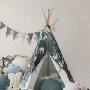 Cotton Teepee Tent – Night Sky, 170 cm
