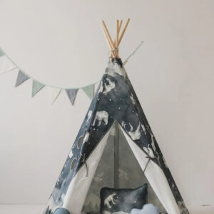 Cotton Teepee Tent – Night Sky, 170 cm