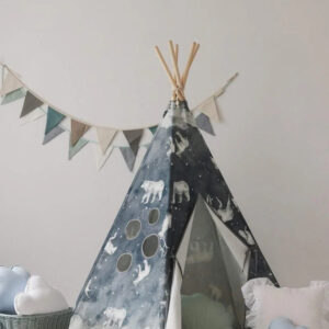 Cotton Teepee Tent – Night Sky, 170 cm