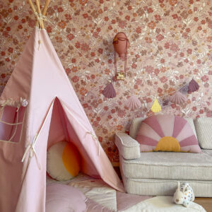 Cotton Teepee Tent – Pink, 170 cm