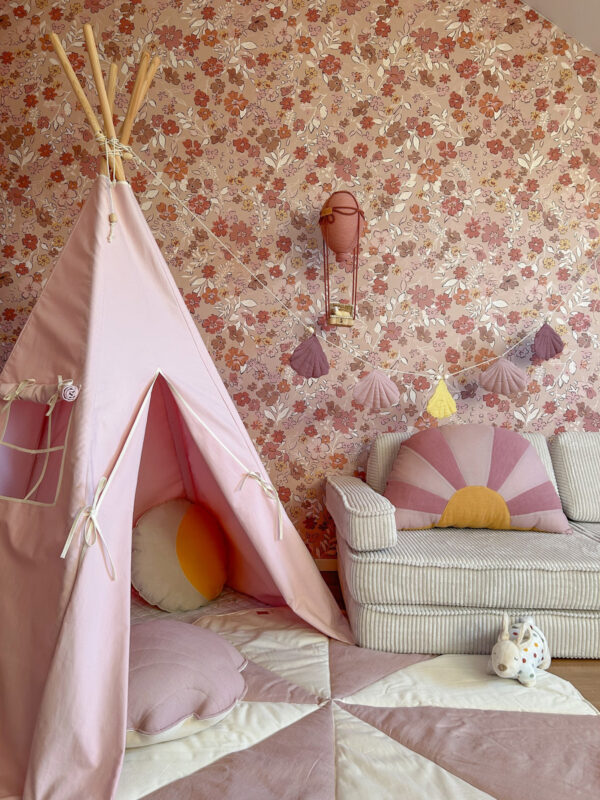 Cotton Teepee Tent – Pink, 170 cm