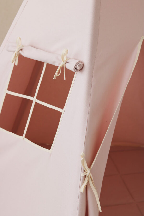 Cotton Teepee Tent – Pink, 170 cm