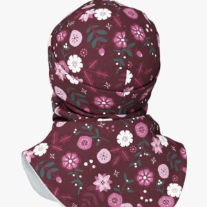 Thermal Fleece Balaclava For Kids FRODE – Winter Flowers