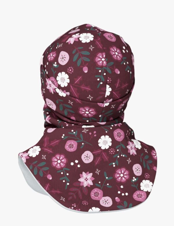 Thermal Fleece Balaclava For Kids FRODE – Winter Flowers