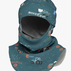 Thermal Merino Balaclava For Kids CLAVAN - Tractors